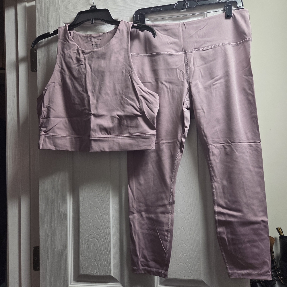 Banana Republic Lilac Athletic Set
